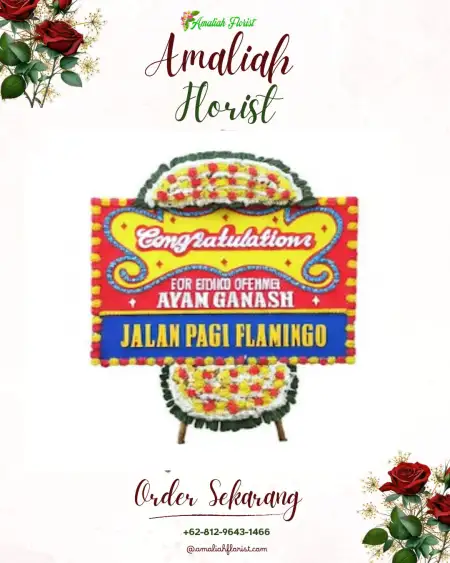 Sewa Papan Bunga Jondong